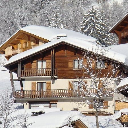 Ferienwohnung Le Grand Nant La Giettaz Exterior foto