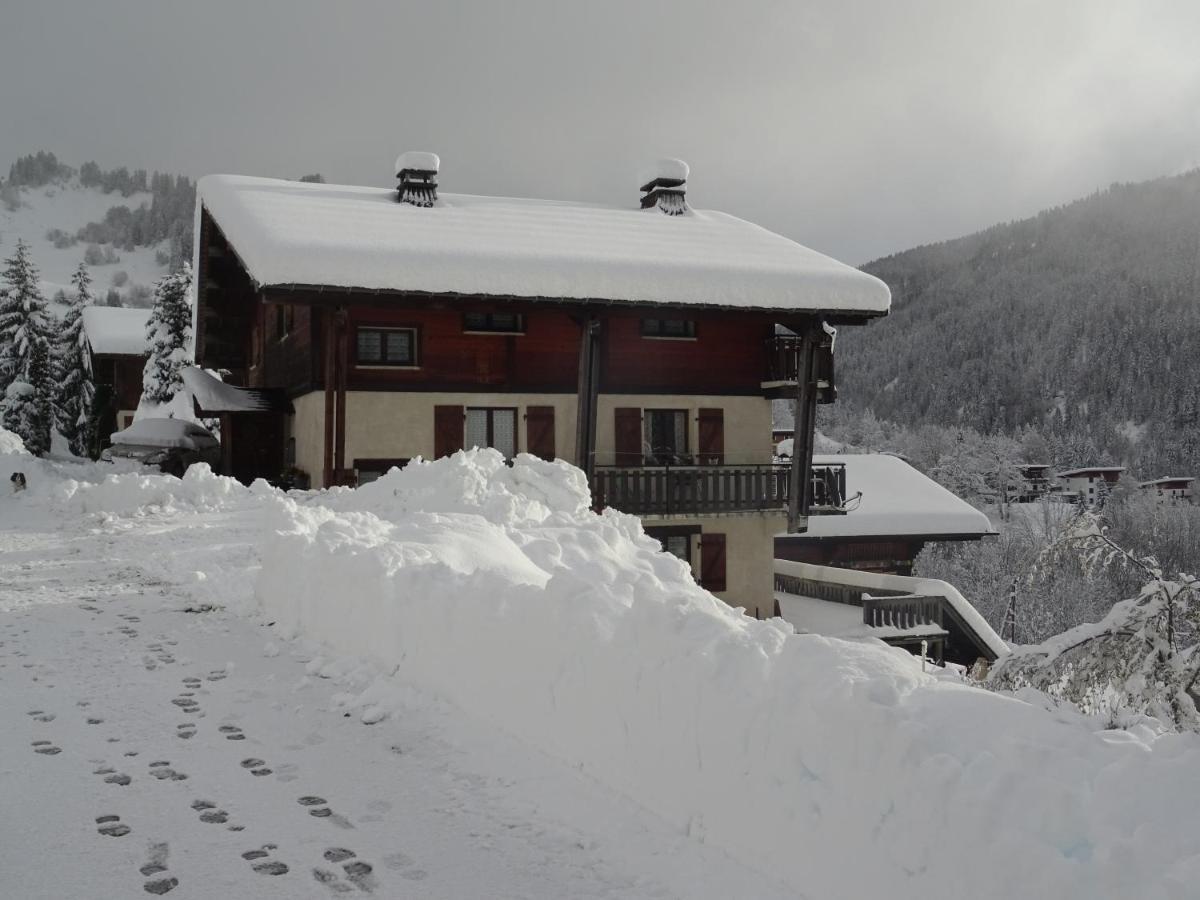 Ferienwohnung Le Grand Nant La Giettaz Exterior foto